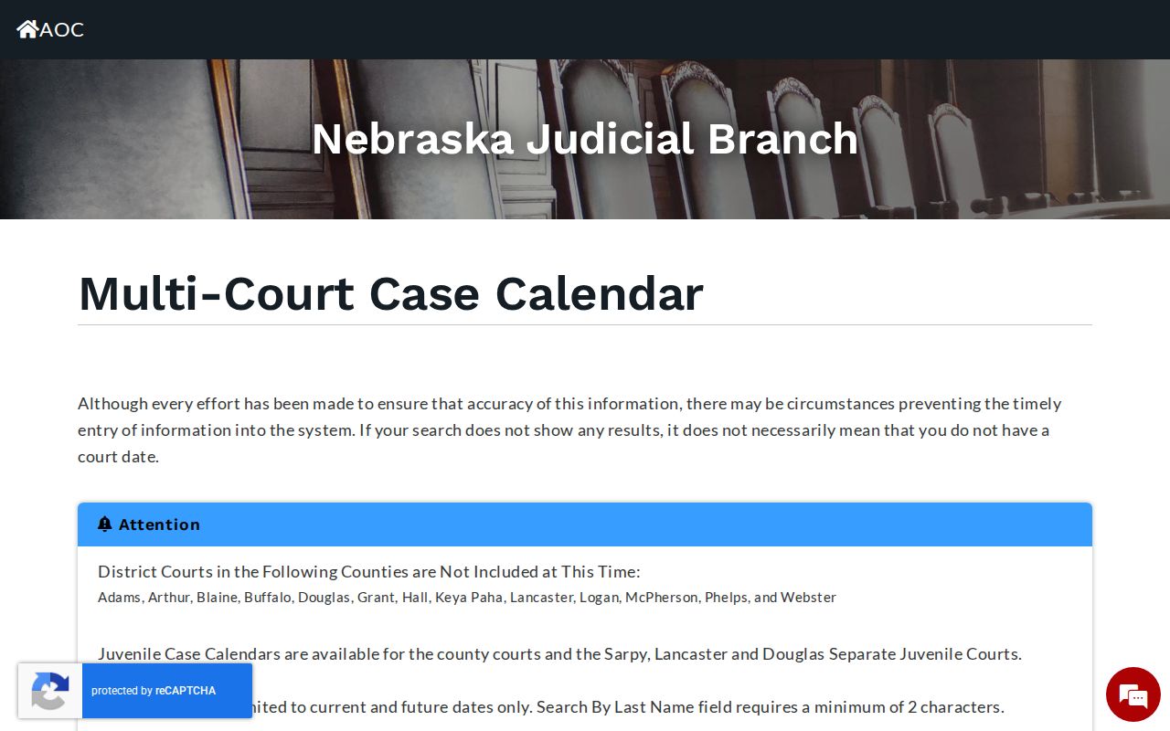 Sheridan County court schedule Multi-Court Case Calendar controls