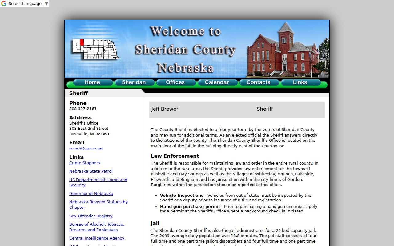 Sheridan County traffic court records local court services context